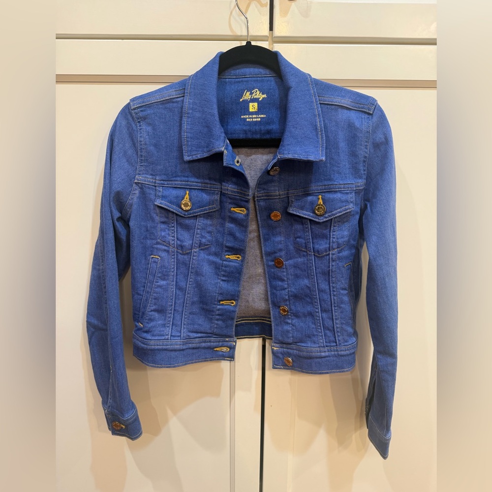 Lilly Pulitzer Seaspray Denim Jacket - Caribbean Blues Wash